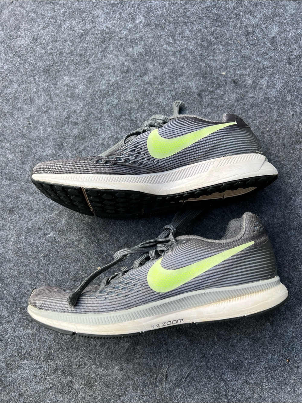 Nike Air Zoom Pegasus 34 Women US 8.5Gray Athletic Running Sneaker 880560-002 CX